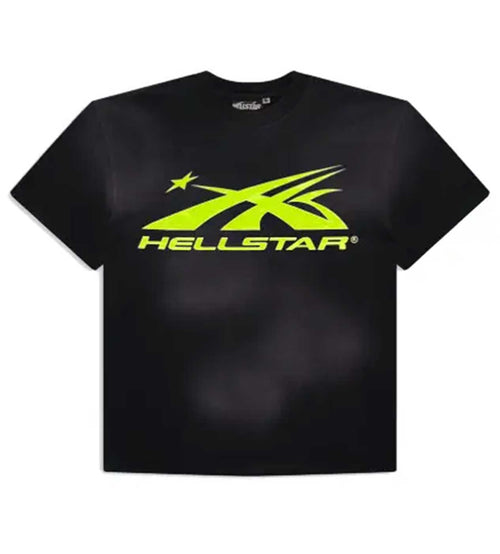 Hellstar Sport Logo Gel Tee Black/Green